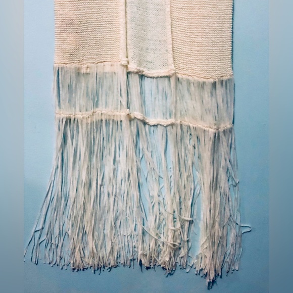 NWT BCBGeneration Crochet Duster with Fringe NWT - Picture 10 of 12